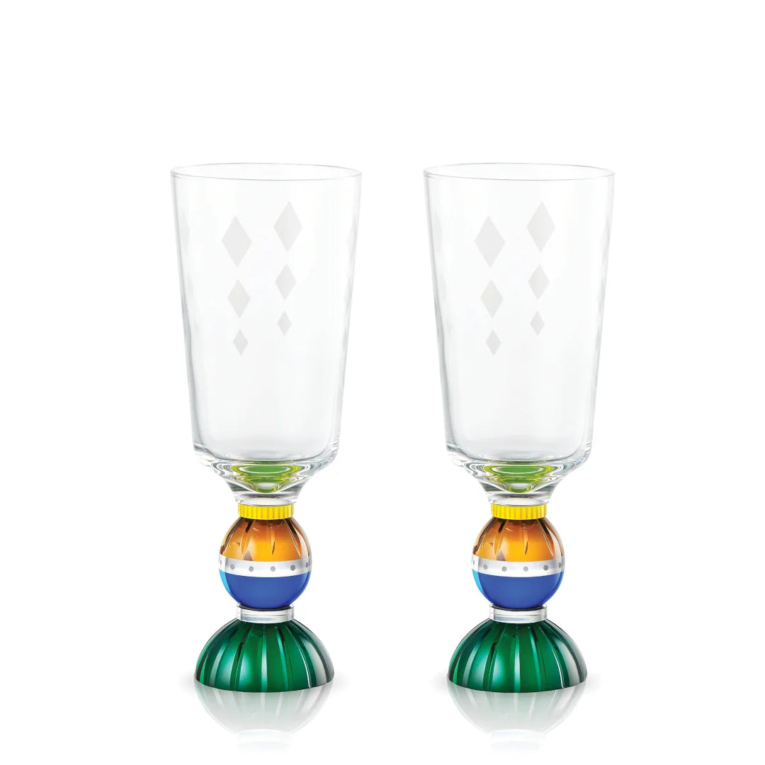 Ascot Tall Crystal Glass | set of 2