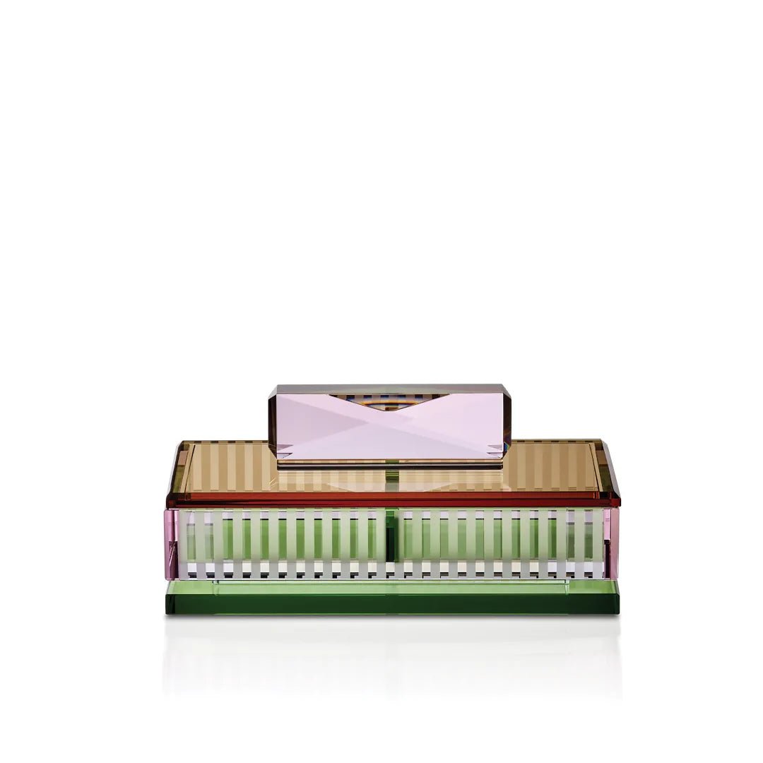 Favoured Crystal Card Box with 2 Decks of Cards